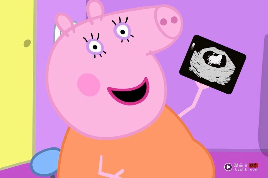 Peppa Pig 妈妈怀孕了！伦敦地标亮灯秀 第3胎性别！ 娱乐资讯 图1张