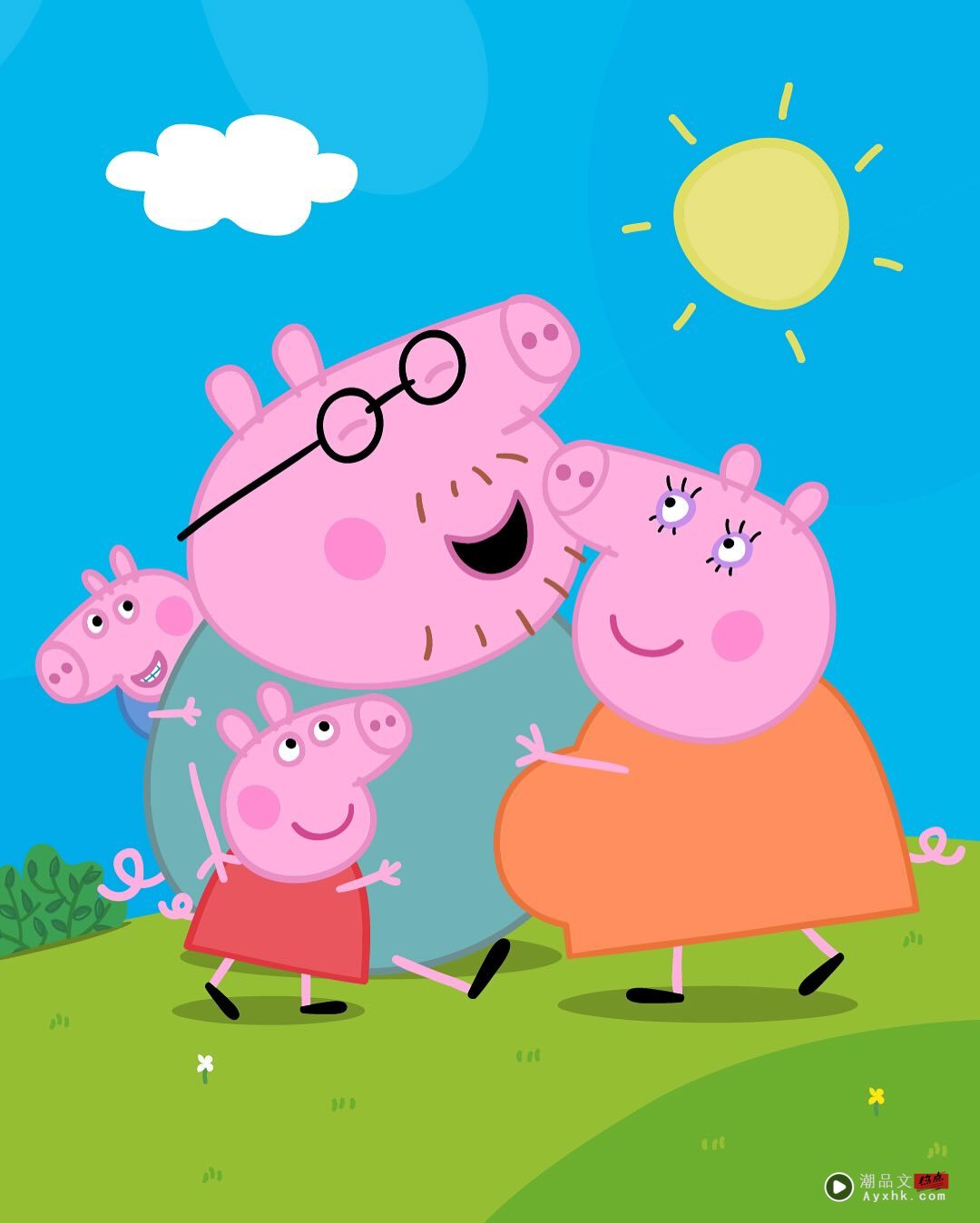 Peppa Pig 妈妈怀孕了！伦敦地标亮灯秀 第3胎性别！ 娱乐资讯 图4张