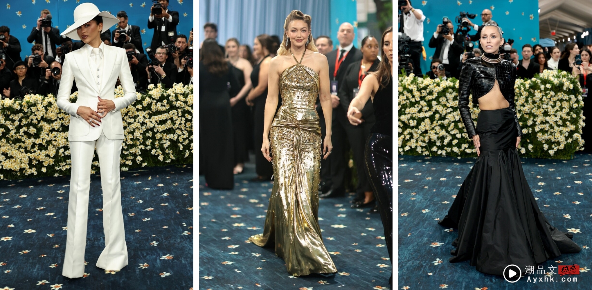 LISA首次亮相Met Gala！全身LV黑蕾丝 下半身仅穿条三角内内见人 娱乐资讯 图4张