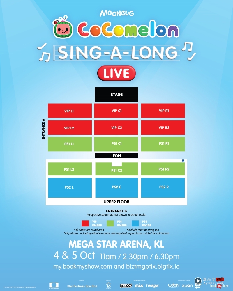 《COCOMELON: SING-A-LONG LIVE》巡演登入马来西亚！10月连唱2天 娱乐资讯 图2张