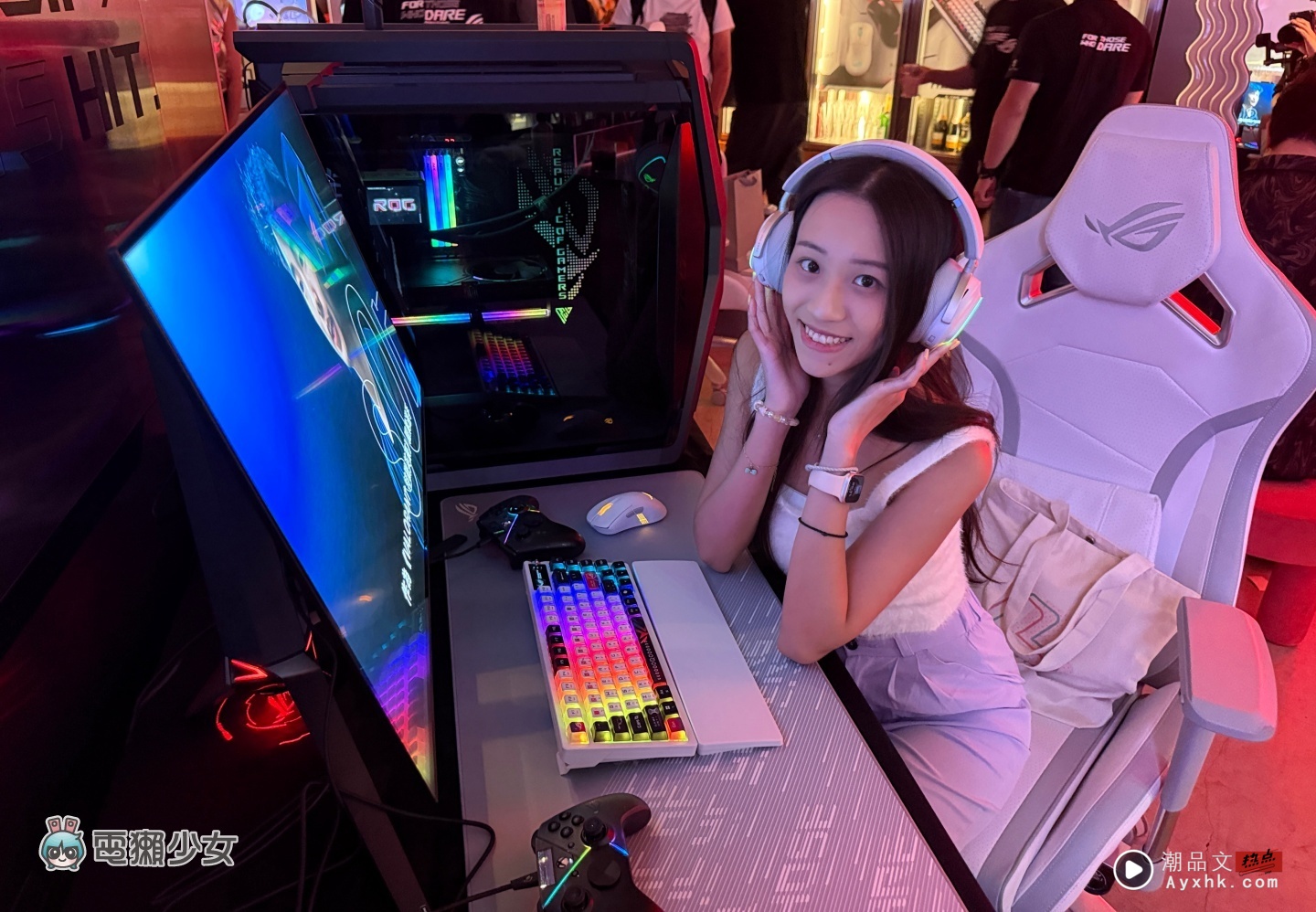 ROG 2025最新电竞周边开箱：Azoth X键盘、Keris II鼠标、Delta II耳机亮点一次看