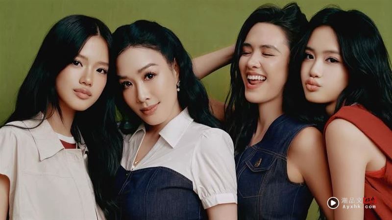 锺丽缇合体三个女儿！长超美遗传漂亮基因　大女儿曾夺选美亚军 时尚资讯 图1张