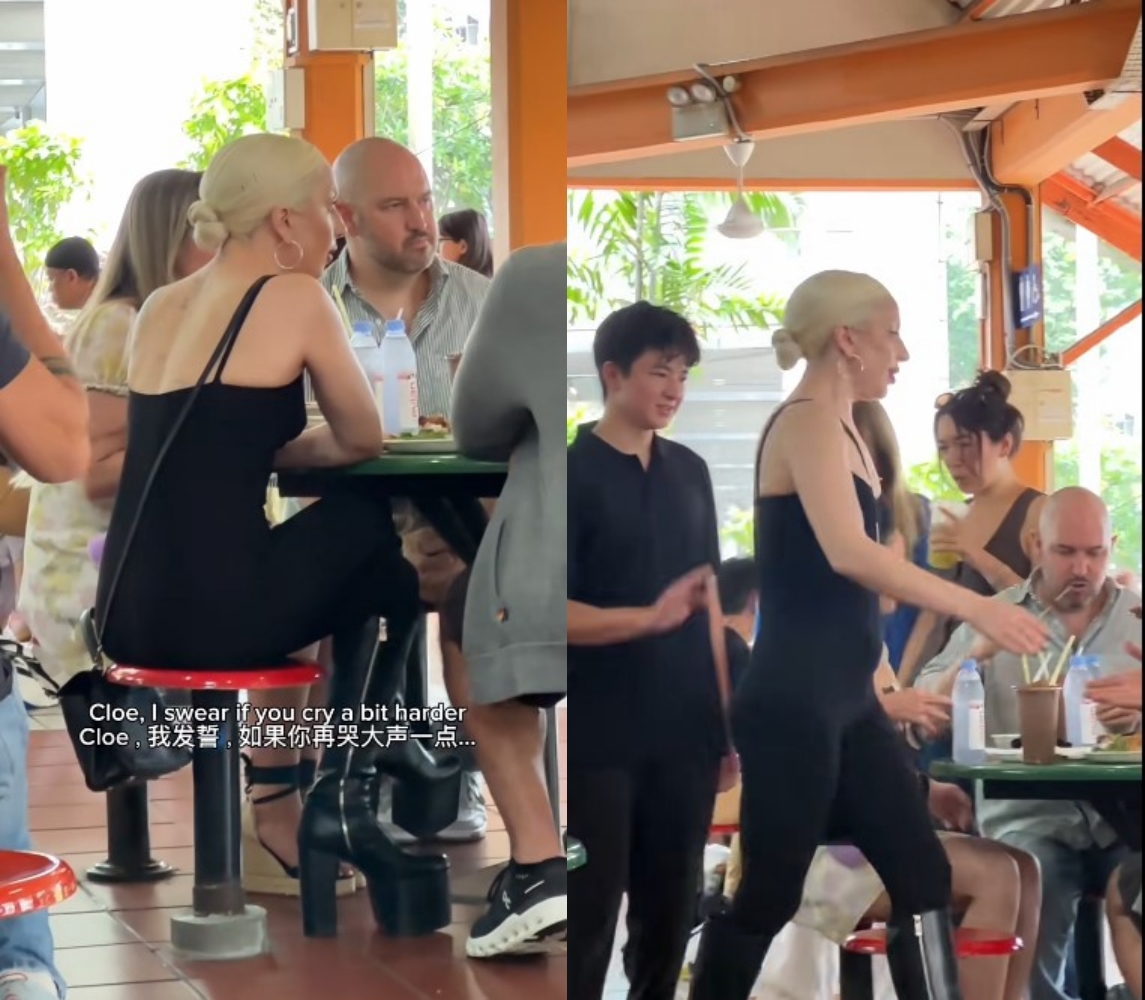 不愧是Lady Gaga！现身新加坡Foodcourt吃饭 脚上“狠天高鞋”超抢镜 娱乐资讯 图2张