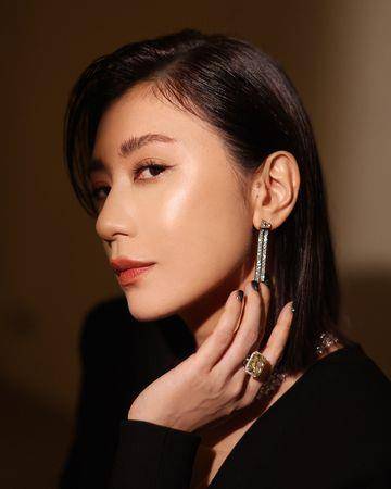贾静雯“上下全开”性感破表　脸部靠Tiffany百万新耳环打光 奢侈品牌 图2张