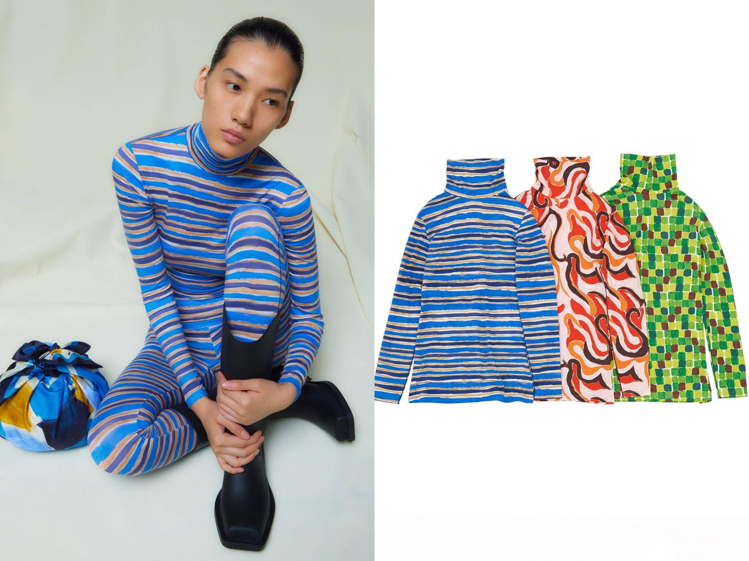 UNIQLO迷幻印花“最美发热衣”诞生！MARNI联名最终回必须把握 时尚穿搭 图2张