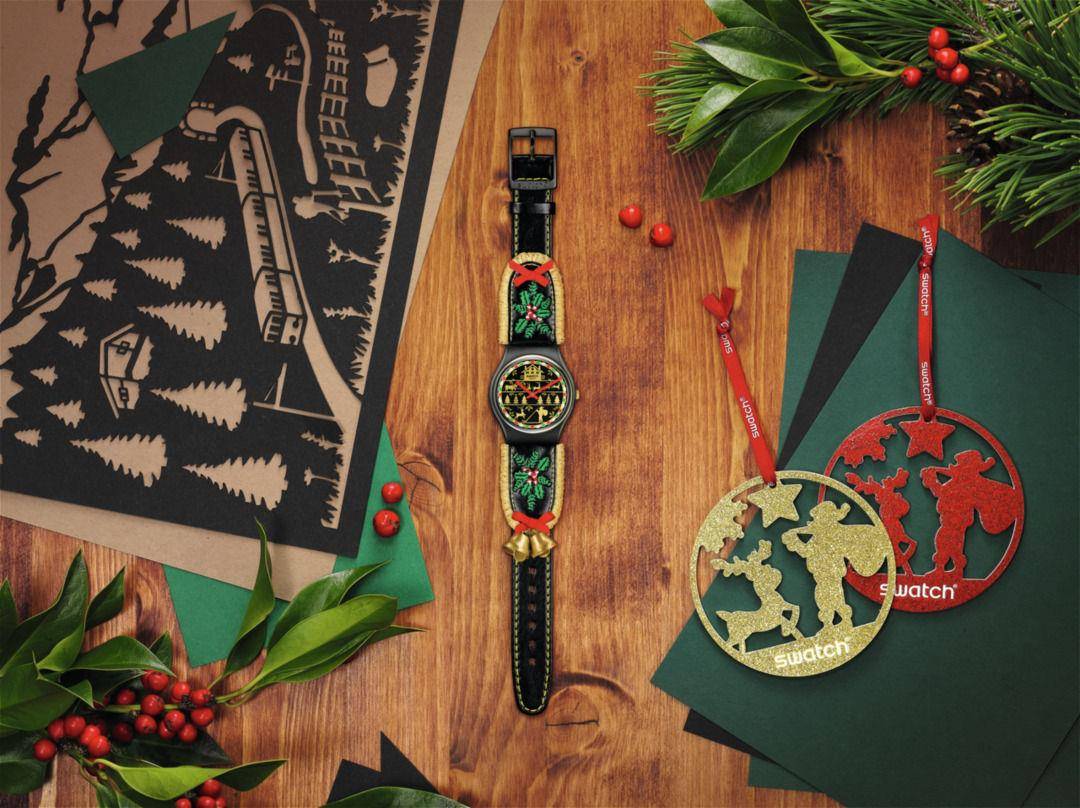 Swatch圣诞表洋溢浓浓瑞士风　附节庆吊饰布置居家空间 最新资讯 图1张