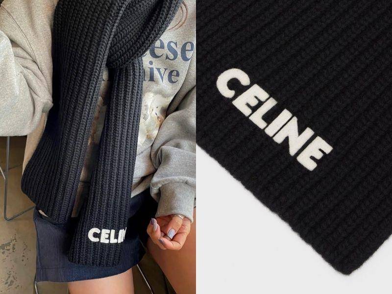 7款精品围巾冬季御寒必备　Celine罗纹羊毛、Loewe随兴打法都时髦 时尚穿搭 图3张