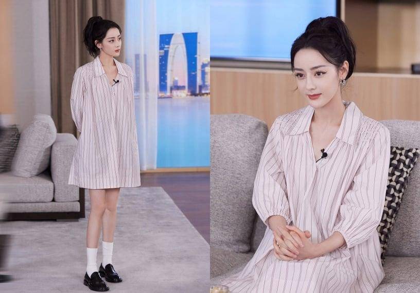 女星马尾范本！赵露思穿上校服毫无违和感、迪丽热巴高马尾超气质 最新资讯 图3张