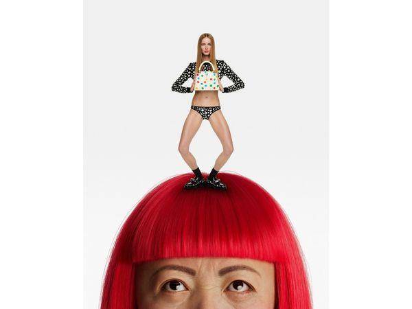 徐若瑄意外打卡“巨大LV行李箱”！草间弥生联名让东京铁塔也变色 时尚穿搭 图4张