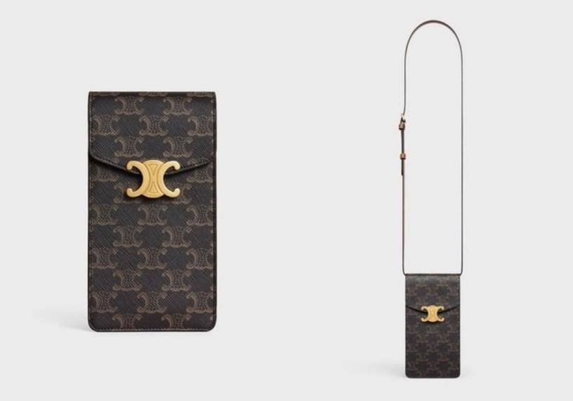 “精品手机包”真的太实用！Gucci复古老花超生火、CHANEL还附耳机壳 时尚穿搭 图2张