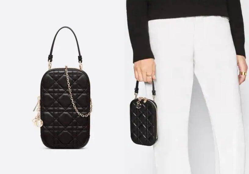 “精品手机包”真的太实用！Gucci复古老花超生火、CHANEL还附耳机壳 时尚穿搭 图5张