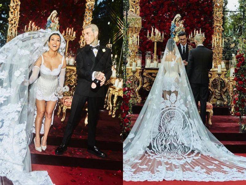 “丰臀金”大姊与老公夺年度时尚伴侣　全黑庞克风、马甲婚纱藏爱意 名人名流 图1张