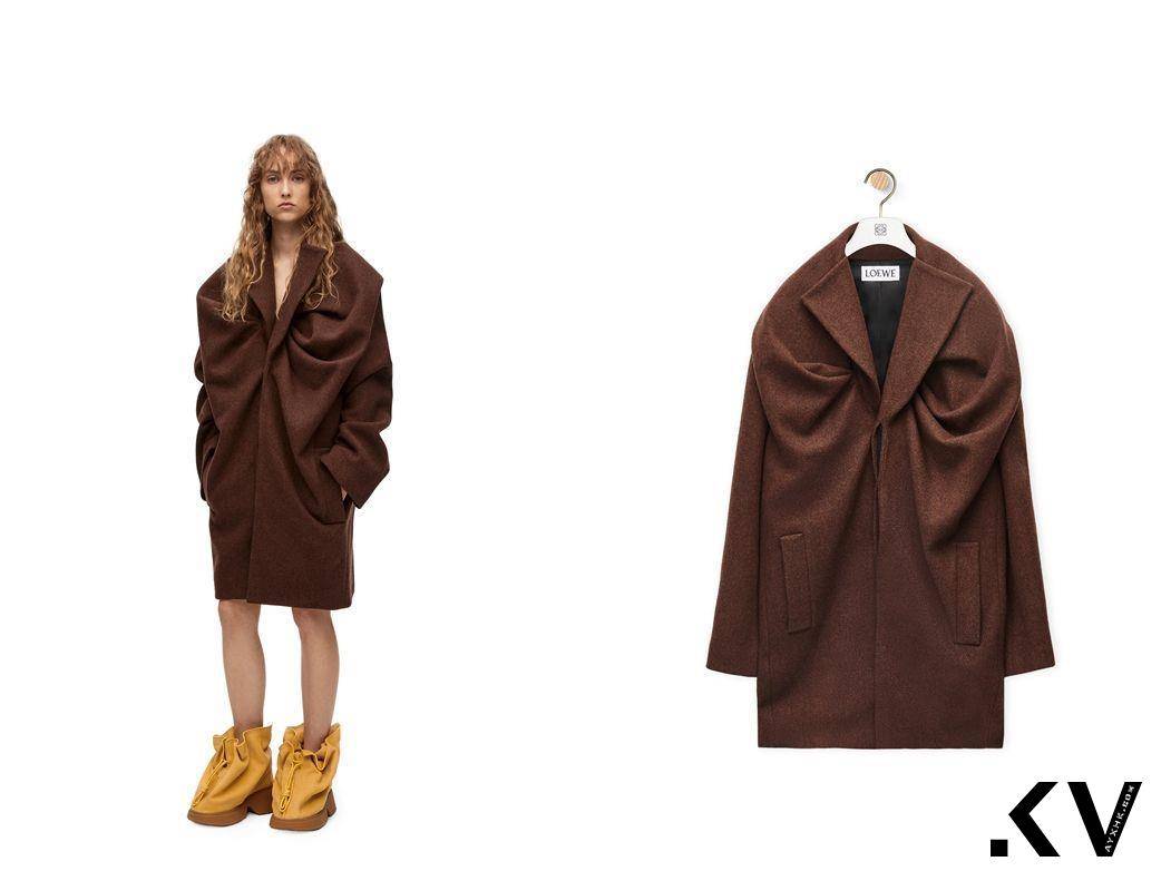 度过寒冬一件大衣就够　YSL超级浮夸的性感、LOEWE时髦首选 时尚穿搭 图3张