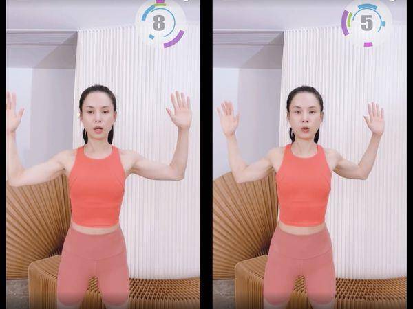“最美小龙女”李若彤曝私房4招动作，改善驼背养成好体态 名人名流 图3张