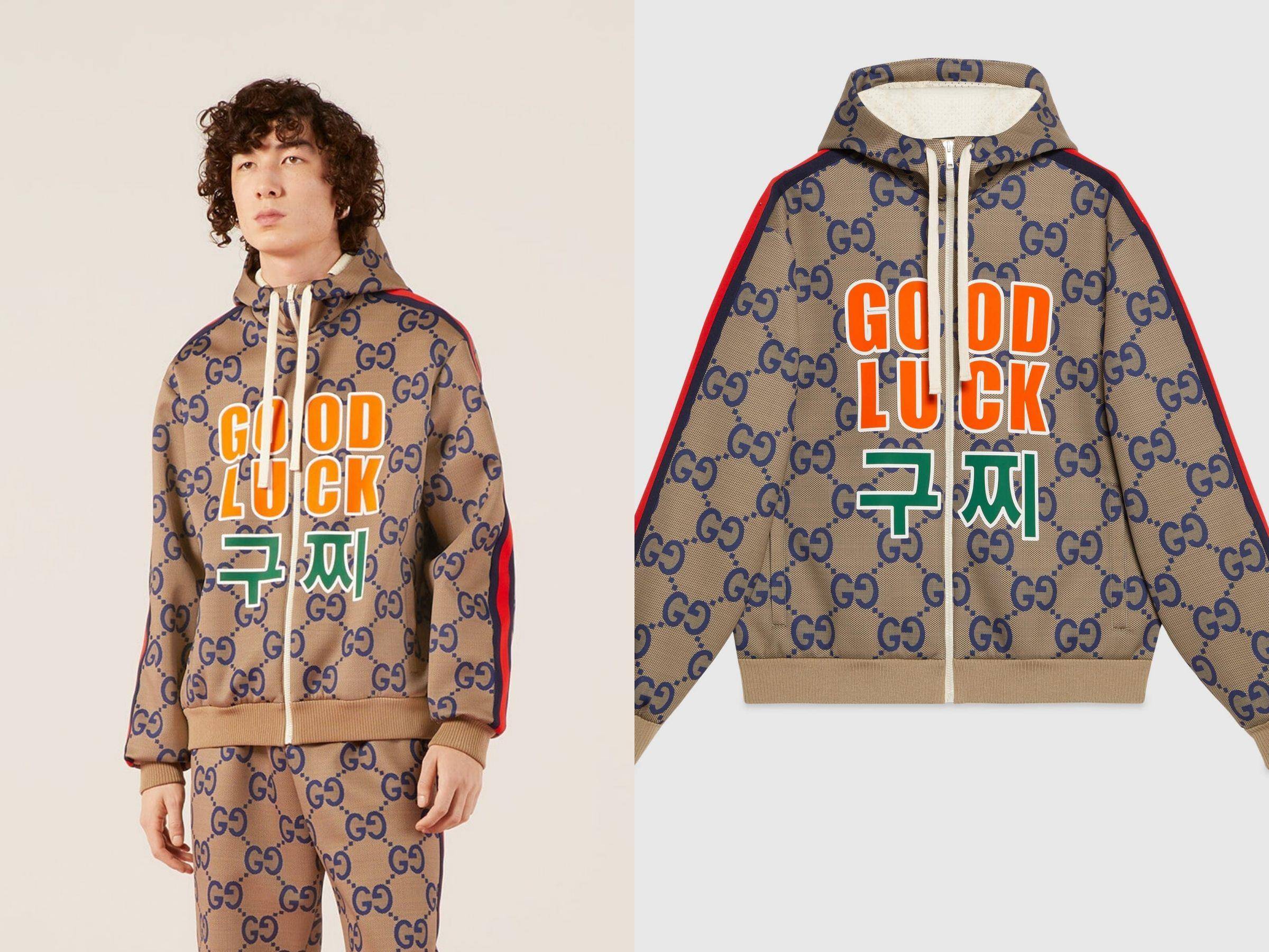GUCCI南韩新年限定设计翻车！　超大韩文字体网批俗气、像盗版货 时尚穿搭 图3张