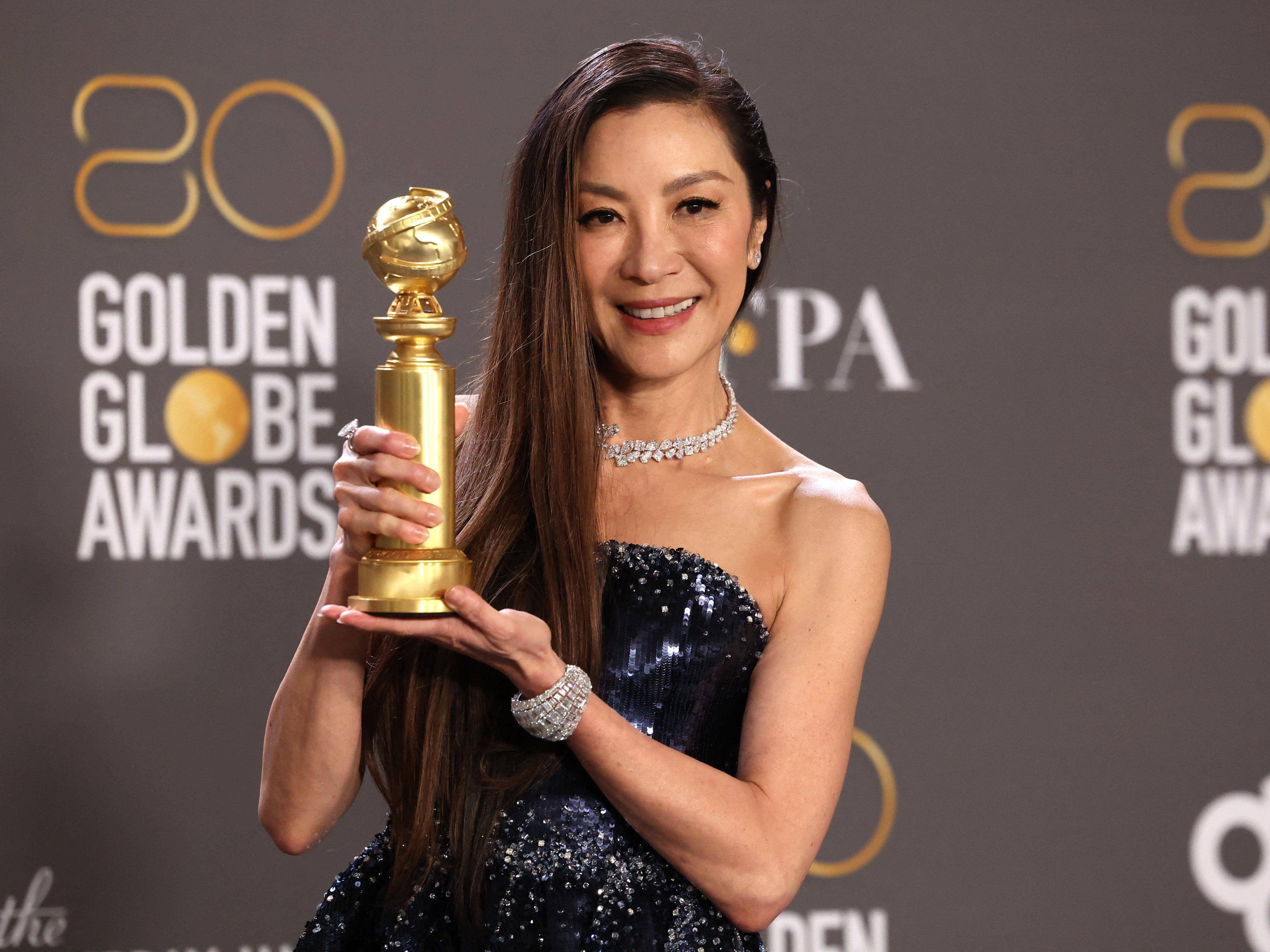 金球奖／“星期三”混搭3钻炼秀青春魅力　杨紫琼封后巨钻闪爆 名人名流 图1张