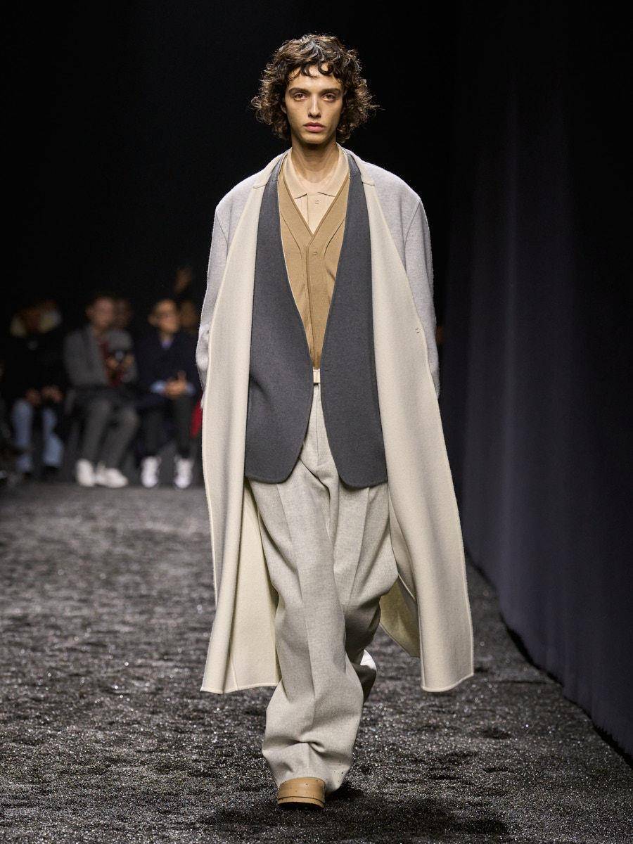 米兰男装周／ZEGNA“羊绒纹理”帅成艺术品　TOD'S皮革夹克义式优雅必备 时尚穿搭 图5张