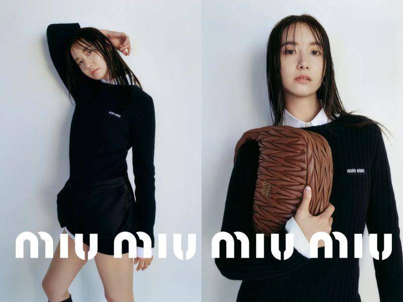 润娥甩甜美形象为MIU MIU换上性感湿发　秀英大呼：一次赞不够 名人名流 图1张