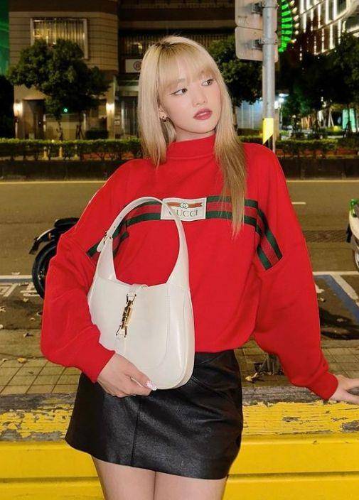 包・开箱／GUCCI贾姬包今年还在烧！ (G)I-DLE Minnie、杨谨华抢拎白色显高级 时尚穿搭 图1张