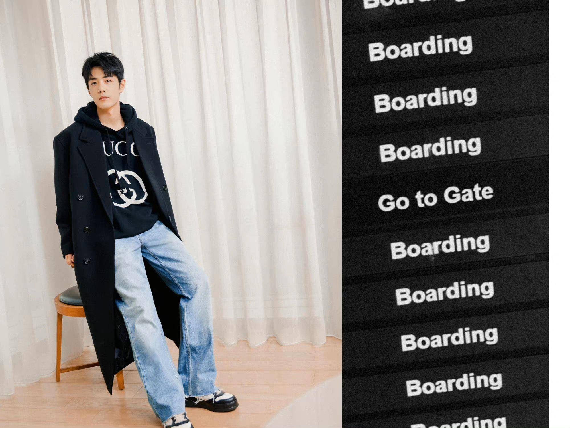 NewJeans Hanni“下身失踪”俏丽现身机场　肖战帅照连发预告看秀 时尚穿搭 图3张