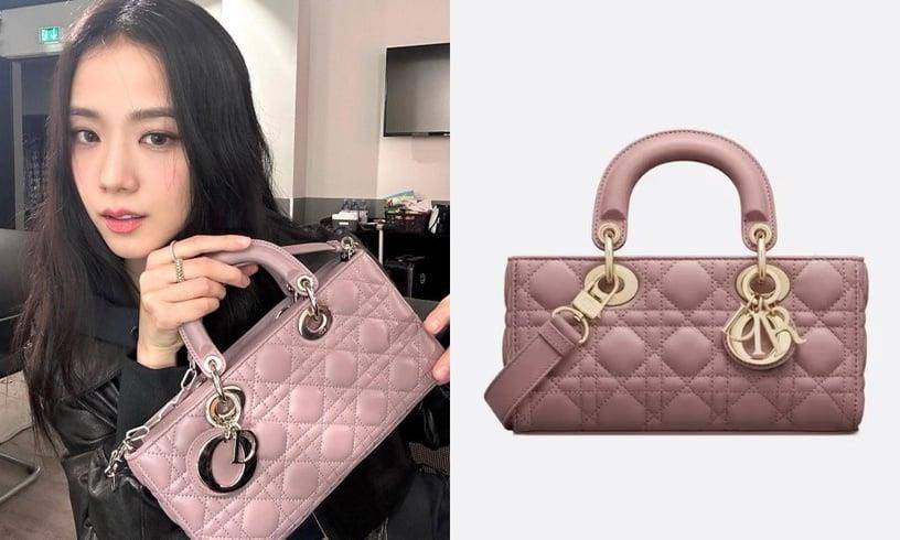 春季就该入手“粉色精品包”　Jisoo同款Lady D-Joy、CHANEL青蛙包绝美 时尚穿搭 图1张