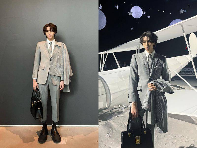NCT Johnny超帅机场照曝光　韩网暴动：终于找到人间Thom Browne了 名人名流 图1张