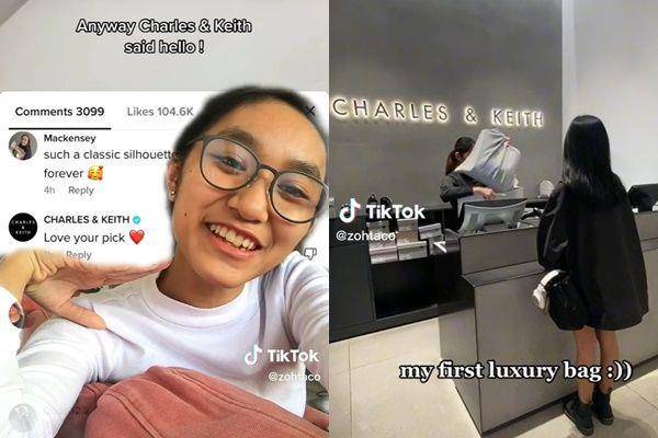 把千元包当名牌被嘲笑！素人少女变CHARLES ＆ KEITH模特儿 时尚穿搭 图2张