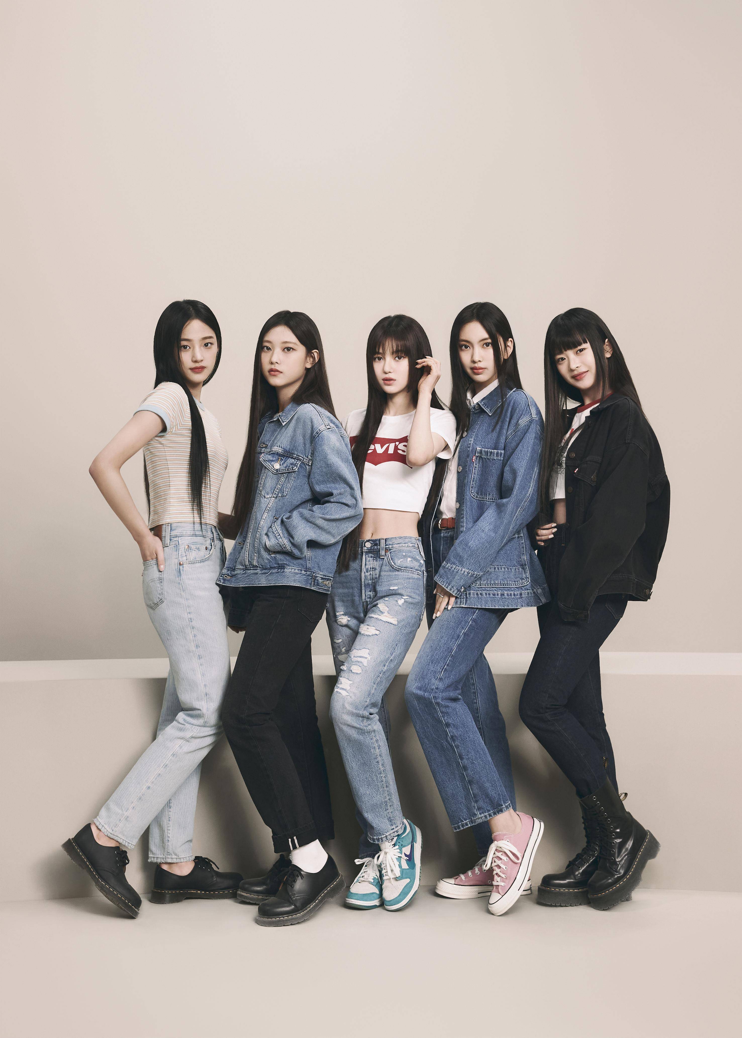 NewJeans麦当劳联名让粉丝失望了　转头拿下LEVI’S代言史上最适合！ 名人名流 图3张