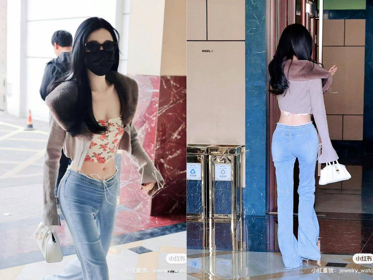 “小兰花”虞书欣不肿了！Y2K低腰牛仔辣露A4纤腰　瘦到无赘肉超夸张 最新资讯 图2张