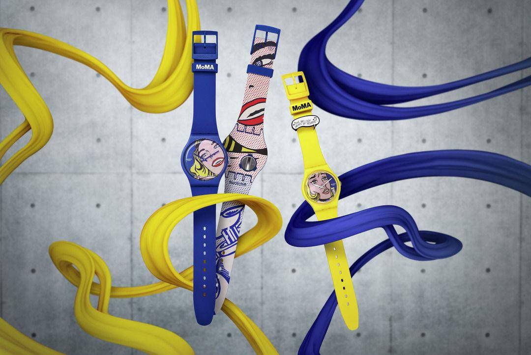 把大师名画戴上手　Swatch葛饰北斋表双面有看头 时尚穿搭 图3张