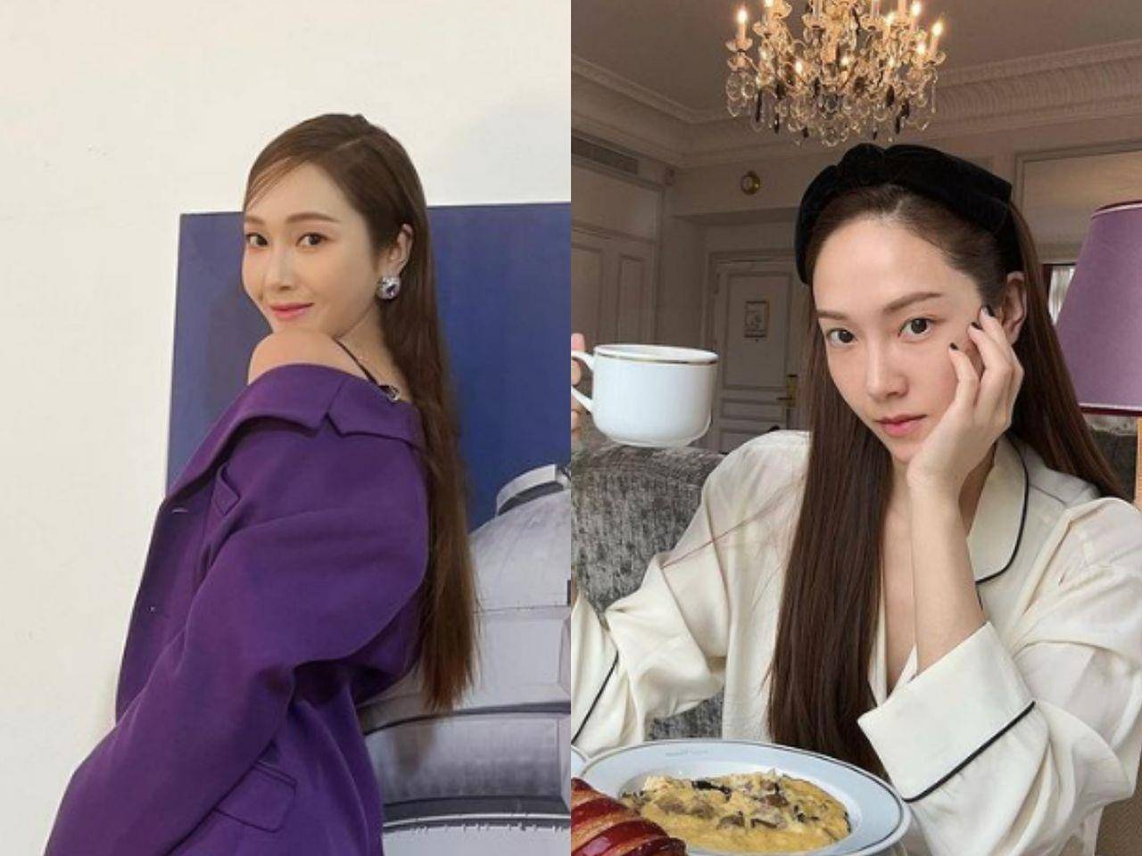 Jessica常做造型竟还有“瀑布级长发”　光泽柔顺靠每天梳头、冷热风交互吹 名人名流 图3张