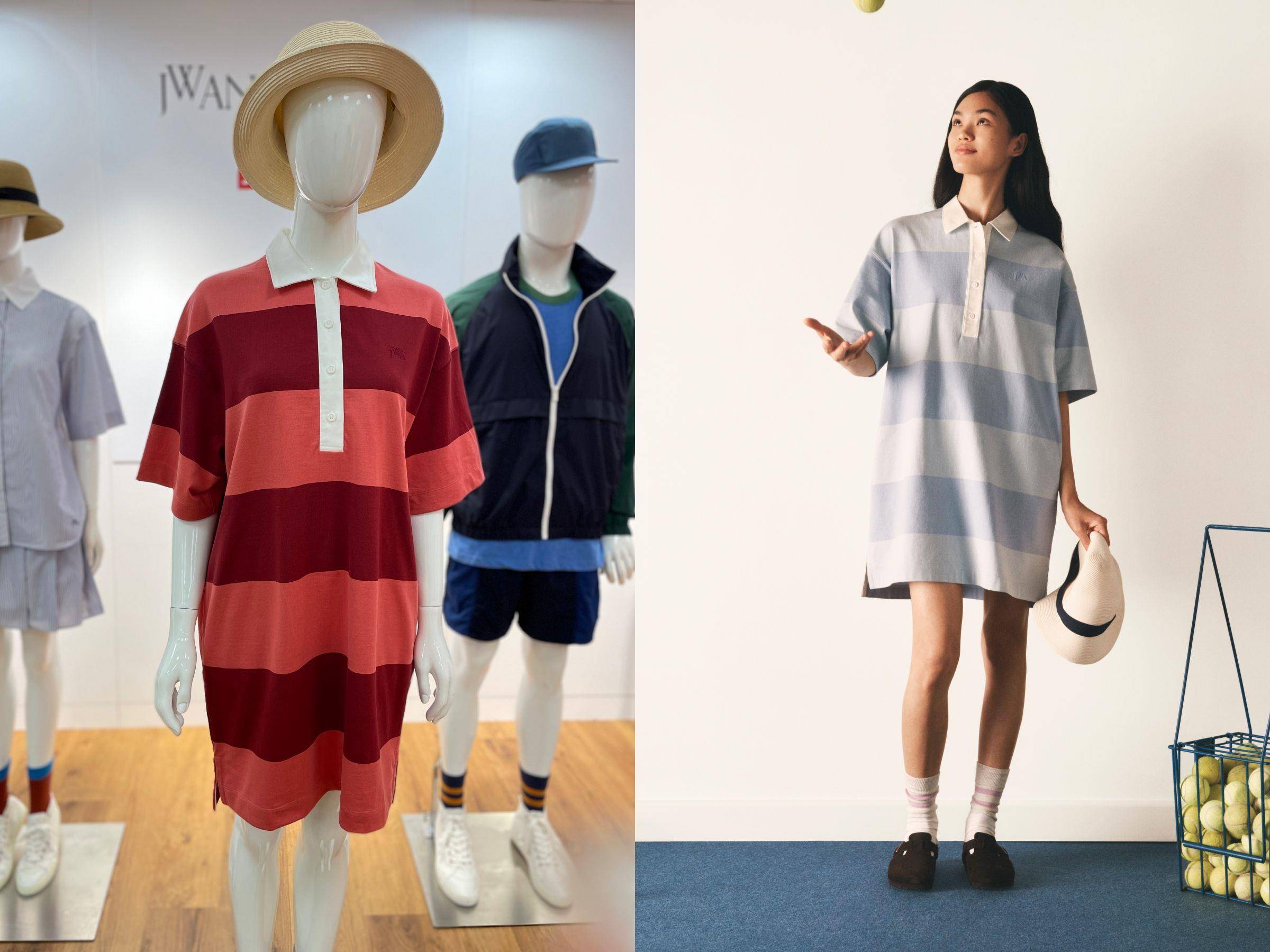 UNIQLO X JWA今年春夏吹起运动风！必败网球迷你裙套装、学院风针织衫 最新资讯 图5张