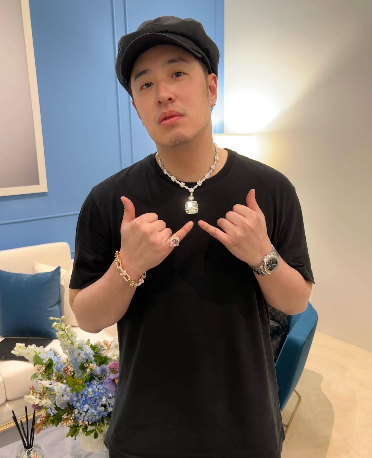潘玮柏太狂戴Tiffany“无价之宝”　网友劝败106克拉巨钻 名人名流 图1张