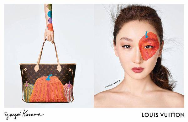 周冬雨脸上画南瓜！LV联名草间弥生有新招　DIOR“地图版”托特包好烧 时尚穿搭 图1张