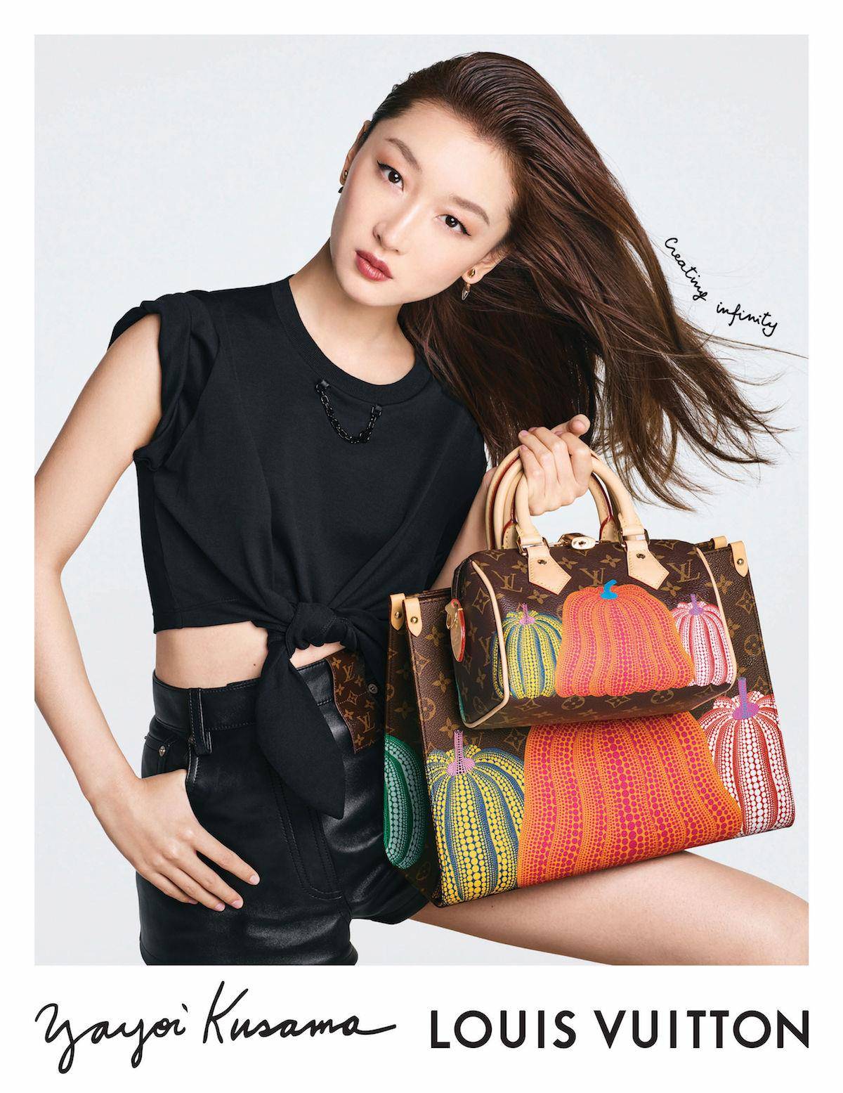 周冬雨脸上画南瓜！LV联名草间弥生有新招　DIOR“地图版”托特包好烧 时尚穿搭 图2张