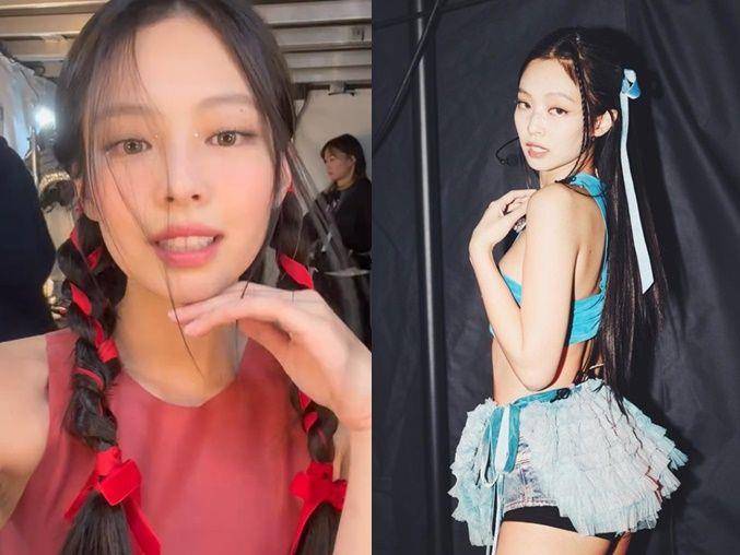 Lisa、Jennie都在戴蝴蝶结发饰　时尚感加倍还充满少女心 最新资讯 图2张