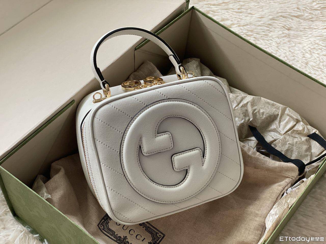 包・开箱／GUCCI BLONDIE新出“小方包”造型　整颗立方体已经太可爱 时尚穿搭 图2张