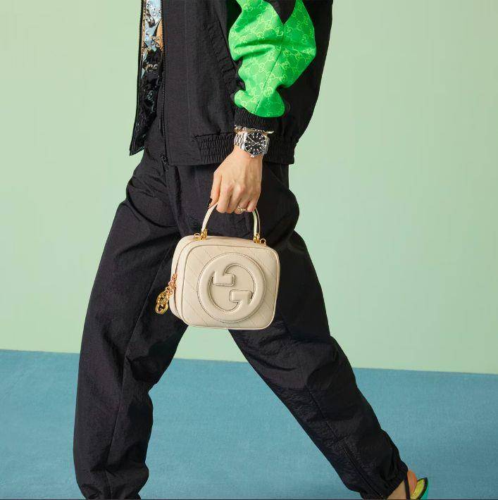 包・开箱／GUCCI BLONDIE新出“小方包”造型　整颗立方体已经太可爱 时尚穿搭 图1张