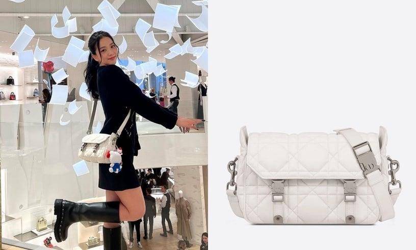 “精品邮差包”好搭又耐装！YSL五颗星经典、Jisoo同款挂娃娃超可爱 时尚穿搭 图3张
