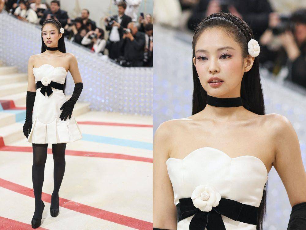 MET Gala／女星全化猫眼＋裸唇！Jennie清淡优雅风、安海瑟薇复古感 最新资讯 图2张