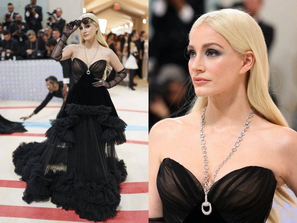 MET Gala／女星全化猫眼＋裸唇！Jennie清淡优雅风、安海瑟薇复古感 最新资讯 图6张