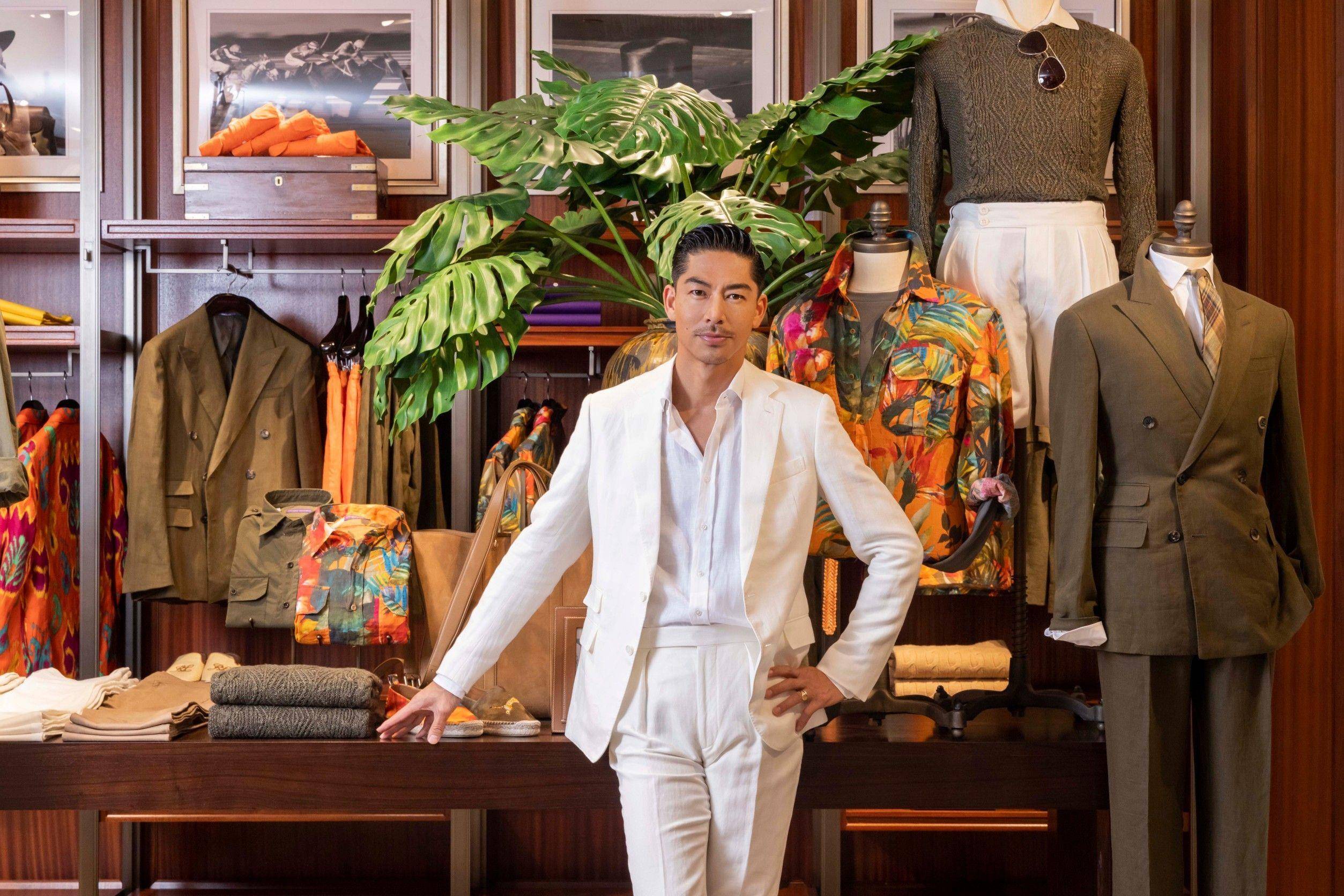 台南女婿AKIRA回乡逛Ralph Lauren　母亲节要送林志玲“超暖礼物” 名人名流 图1张