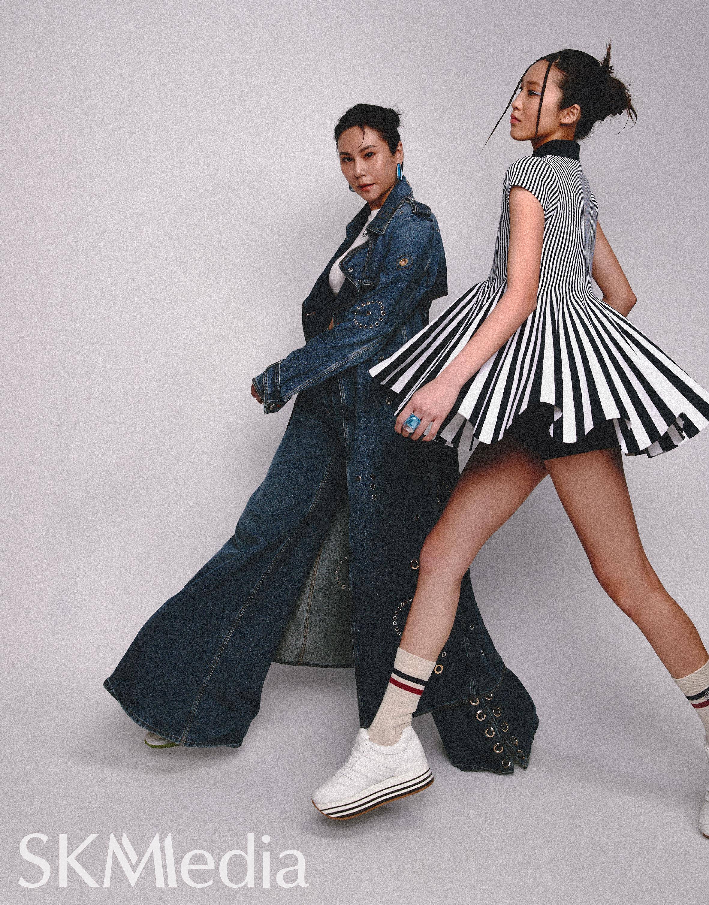 洪晓蕾带女儿Dora合拍“母女时尚大片”　幕后秘辛揭晓“由姐姐操刀” 名人名流 图2张