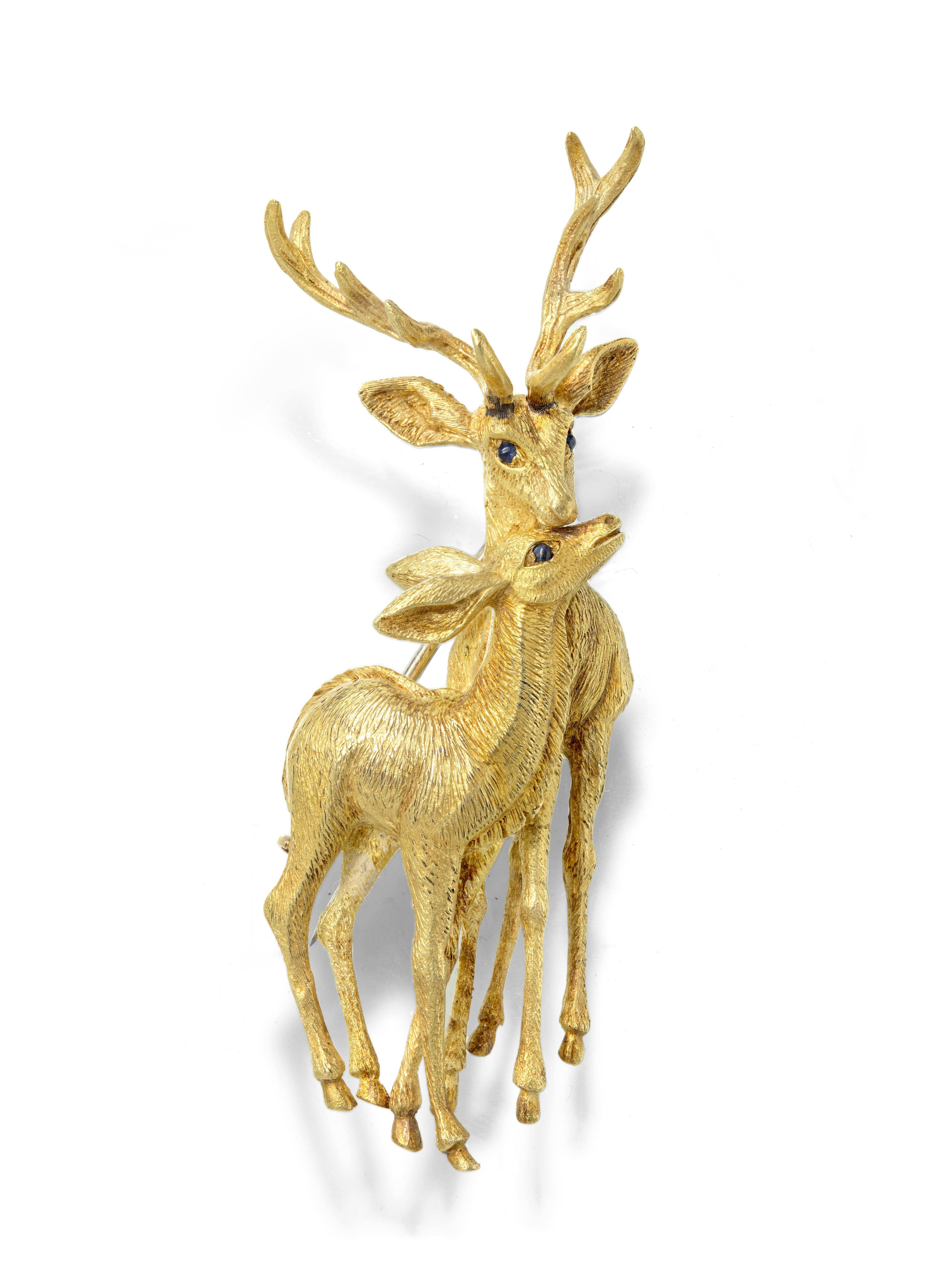 项炼弹出眼镜、坠饰拉出笔　藏家大方亮百年古董珠宝办展 奢侈品牌 图1张