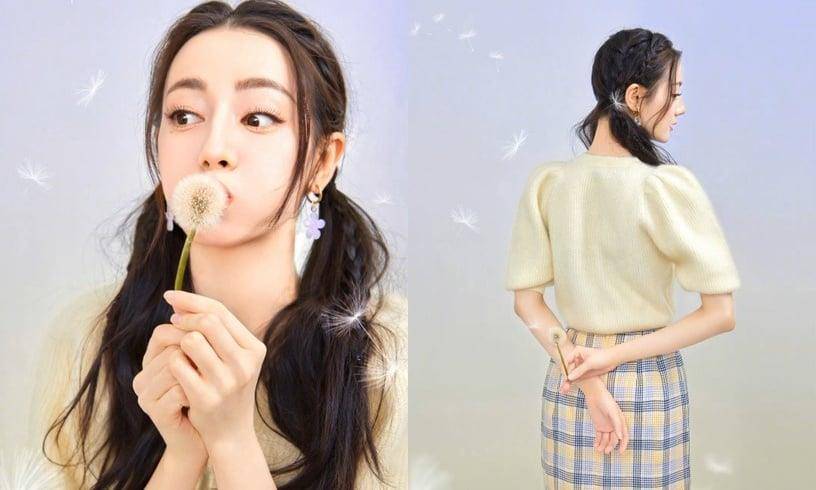 夏天换上“初恋感编发” 　迪丽热巴同款超显嫩、鞠婧祎甜美爆棚 最新资讯 图2张