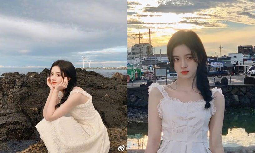 夏天换上“初恋感编发” 　迪丽热巴同款超显嫩、鞠婧祎甜美爆棚 最新资讯 图7张