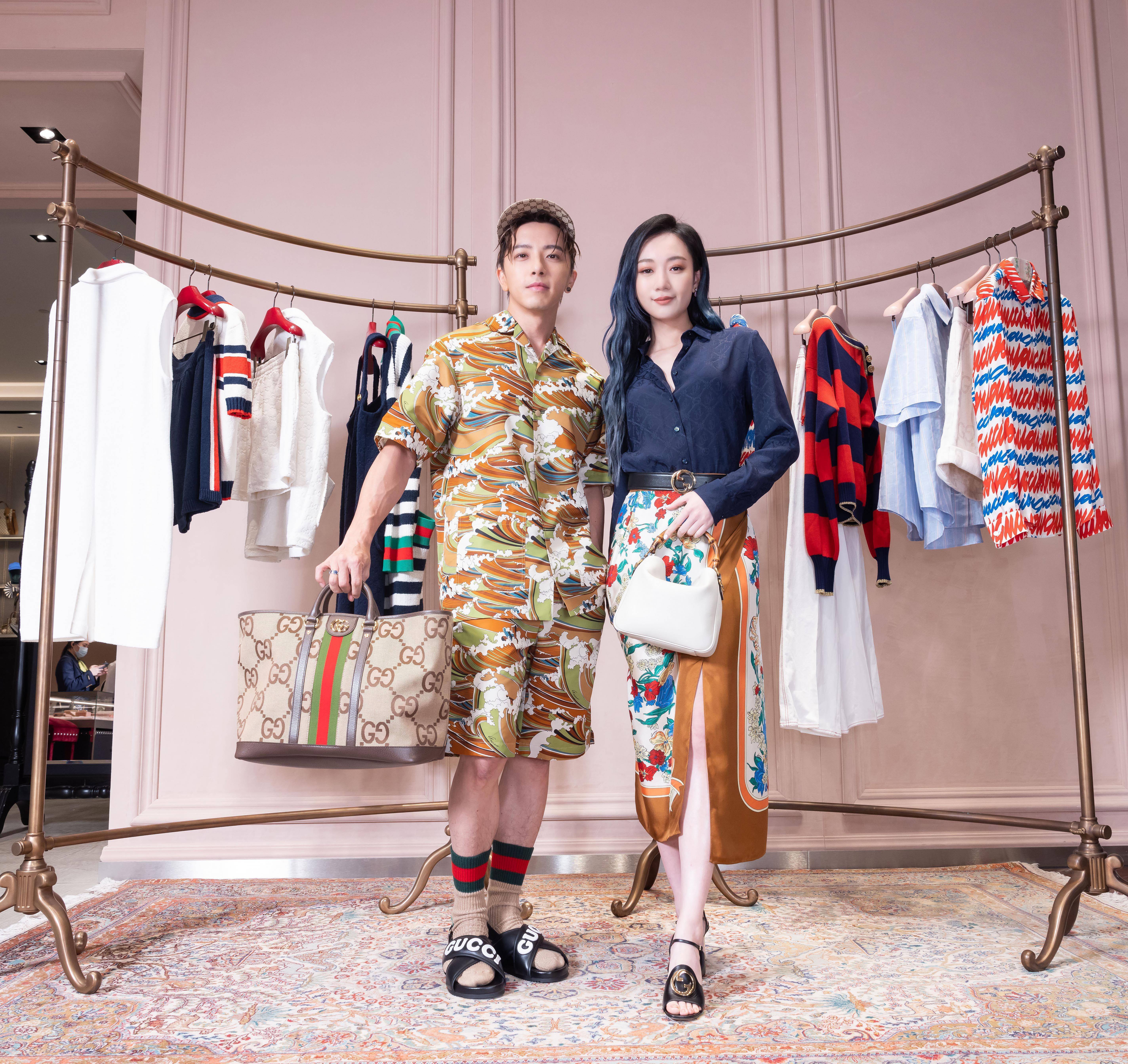 吴卓源、坤达情侣装亮相GUCCI　坤达自曝防晒超勤劳，只差没出动“脸基尼” 名人名流 图2张