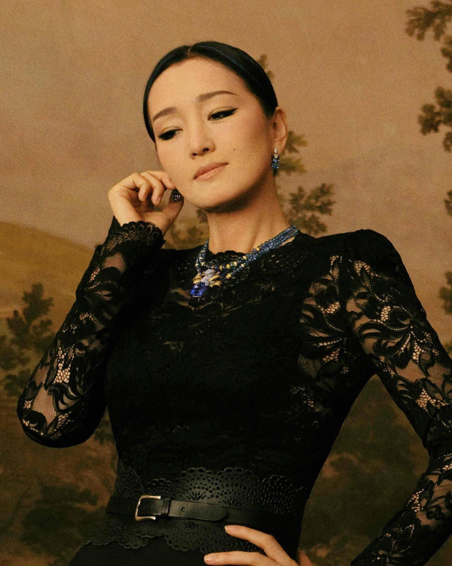 艾儿芬妮卡地亚加持变甜美公主　巩俐秀美洲豹珠宝展影后霸气 名人名流 图4张