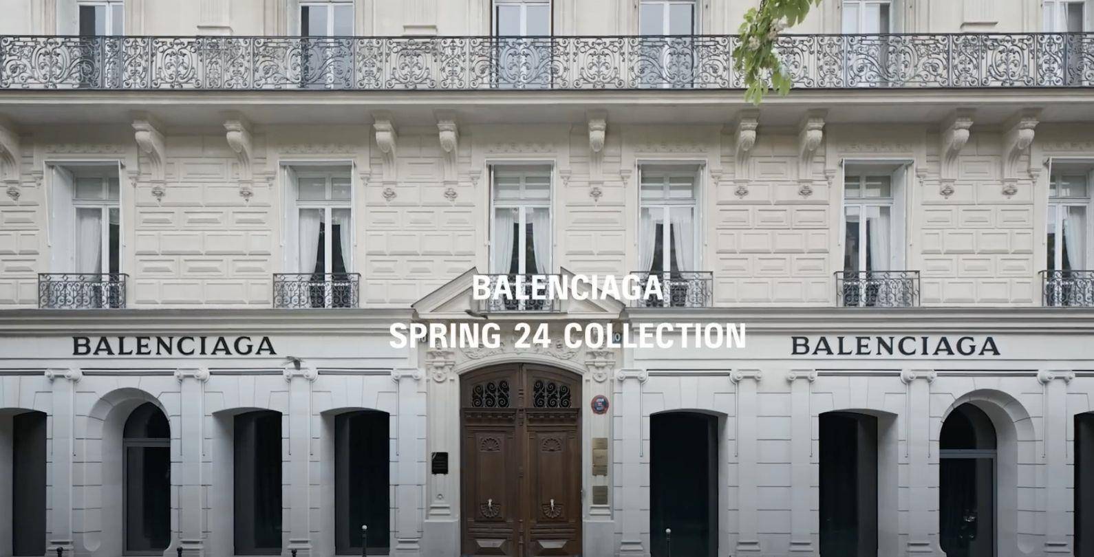 BALENCIAGA春季“Capital B”捕捉巴黎行人日常！　网状手袋、浴巾裙致敬生活 时尚穿搭 图1张