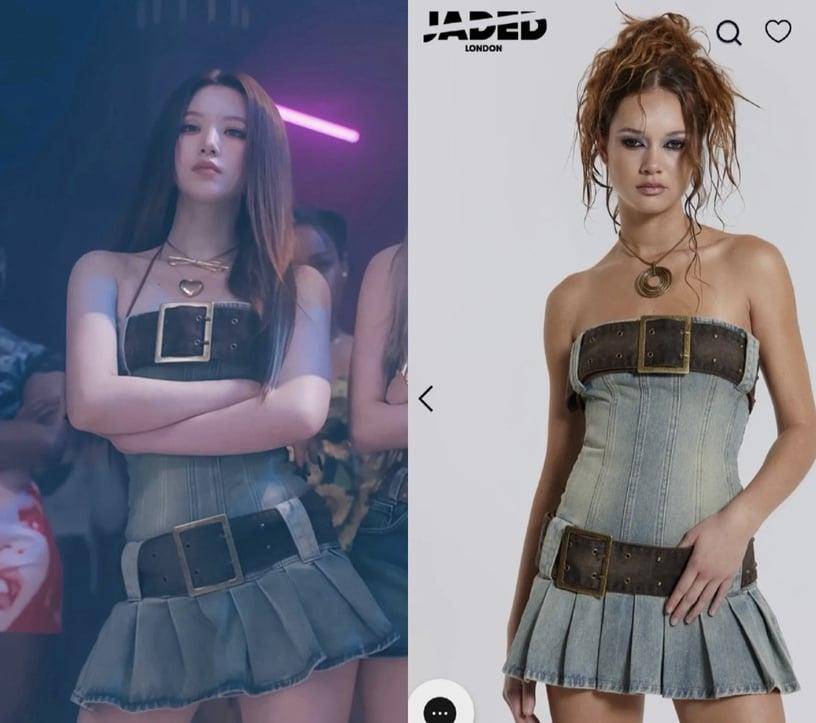 夏天必备Y2K上衣与格子百褶裙　跟着女团aespa、(G)I-DLE穿变美式辣妹 最新资讯 图9张